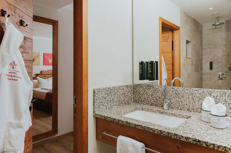 Efficienza energetica, comfort moderno e accoglienza non si escludono a vicenda ...... come dimostra l'Hotel Drei Quellen (Foto: Hotel Drei Quellen Therme)
