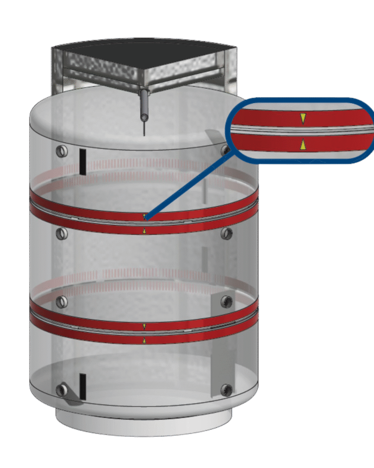 Schizzo del sistema di accumulo eXergy basic - kit