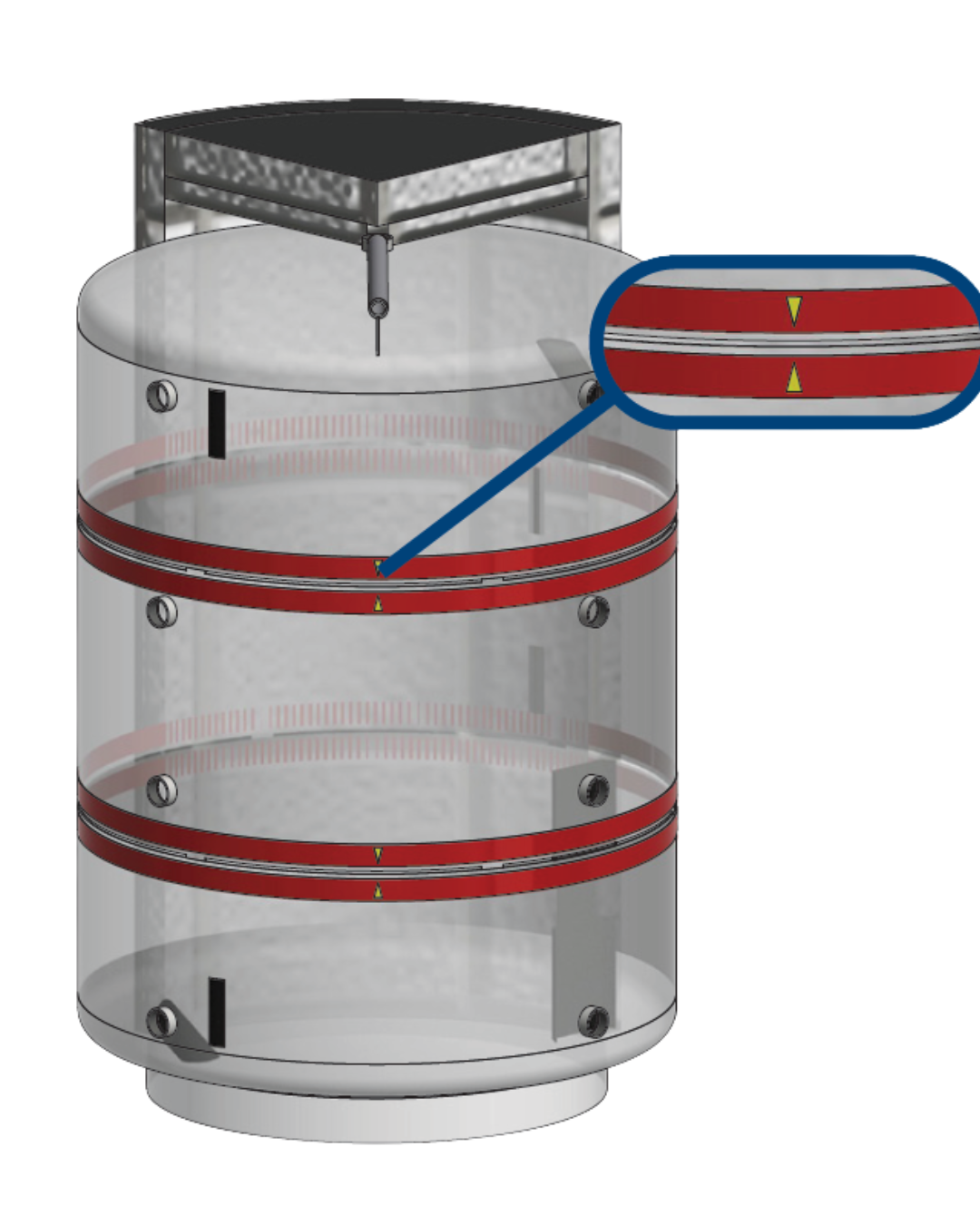 Skizze eXergie-Speicher basic – Bausatz